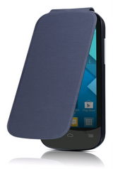 Alcatel F-GCGB27B0A10C1-A1 funda para teléfono móvil Libro Negro. Azul