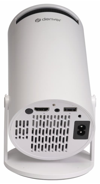 PROYECTOR DENVER CON ENTRADA HDMI, USB-A Y AUX - detalle