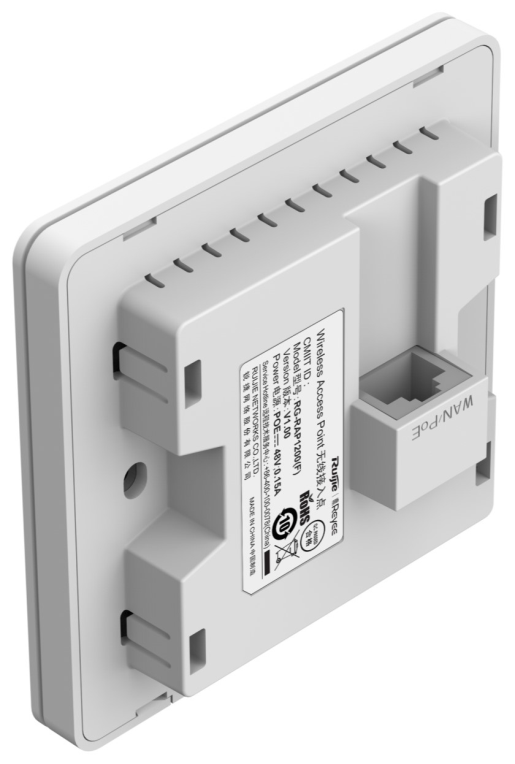 PUNTO DE ACCESO RUIJIE REYEE RG-RAP1200F WIFI5 PARED 10/100 - detalle