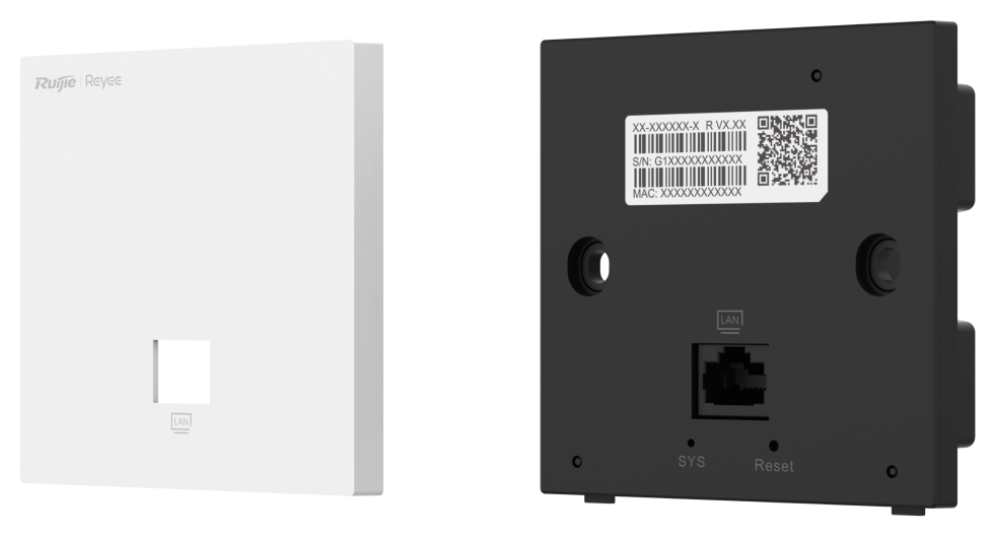 PUNTO DE ACCESO RUIJIE REYEE RG-RAP1201 WIFI5 PARED GIGABIT - detalle