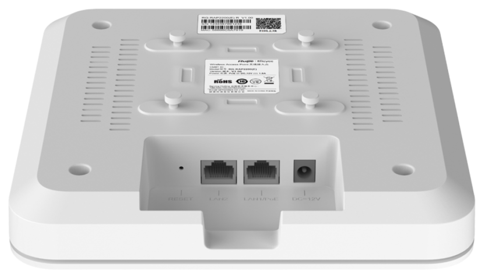 PUNTO DE ACCESO RUIJIE REYEE RG-RAP2200F WIFI5 PARED 10/100 2p 3dBi - detalle