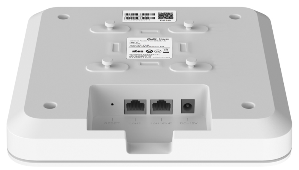PUNTO DE ACCESO RUIJIE REYEE RG-RAP2260G WIFI6 TECHO GIGABIT 2p 3dBi - detalle