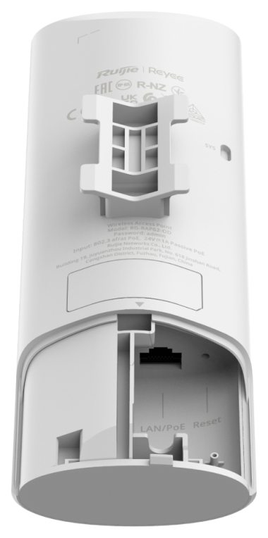 PUNTO DE ACCESO RUIJIE REYEE RG-RAP62-OD WIFI6 AX3000 PARED GIGABIT 4P - detalle