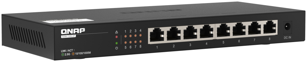 QNAP QSW-1108-8T DISPOSITIVO DE REDES - detalle