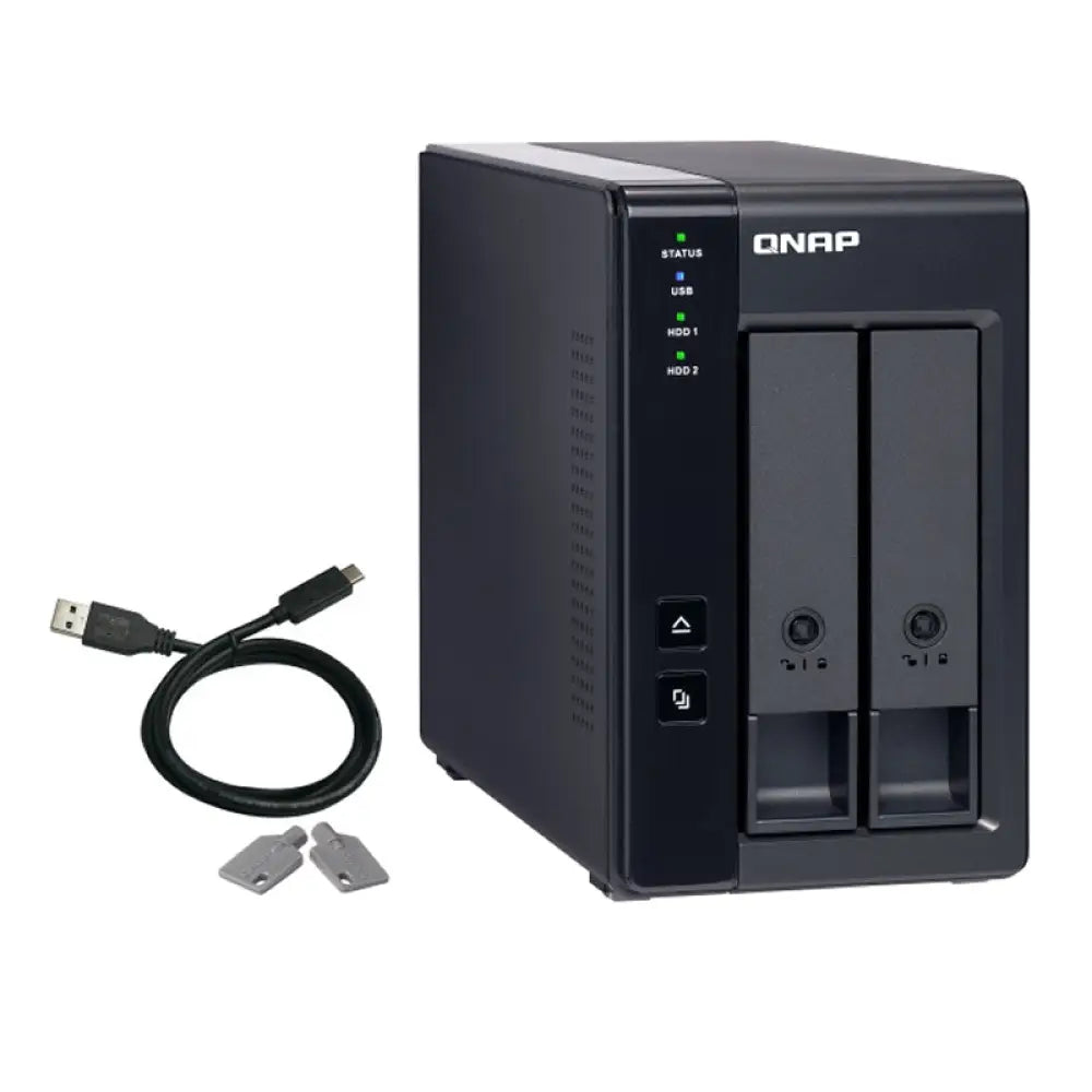 QNAP TR-002 Raid Expansion 2XHDD-Bay 1xUSB-C 3.2 - detalle