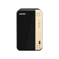 QNAP TS-264-8G NAS de sobremesa con 2 bahías para HDD, conexiones 2x2.5GbE y 4 puertos USB, almacenamiento de red compacto