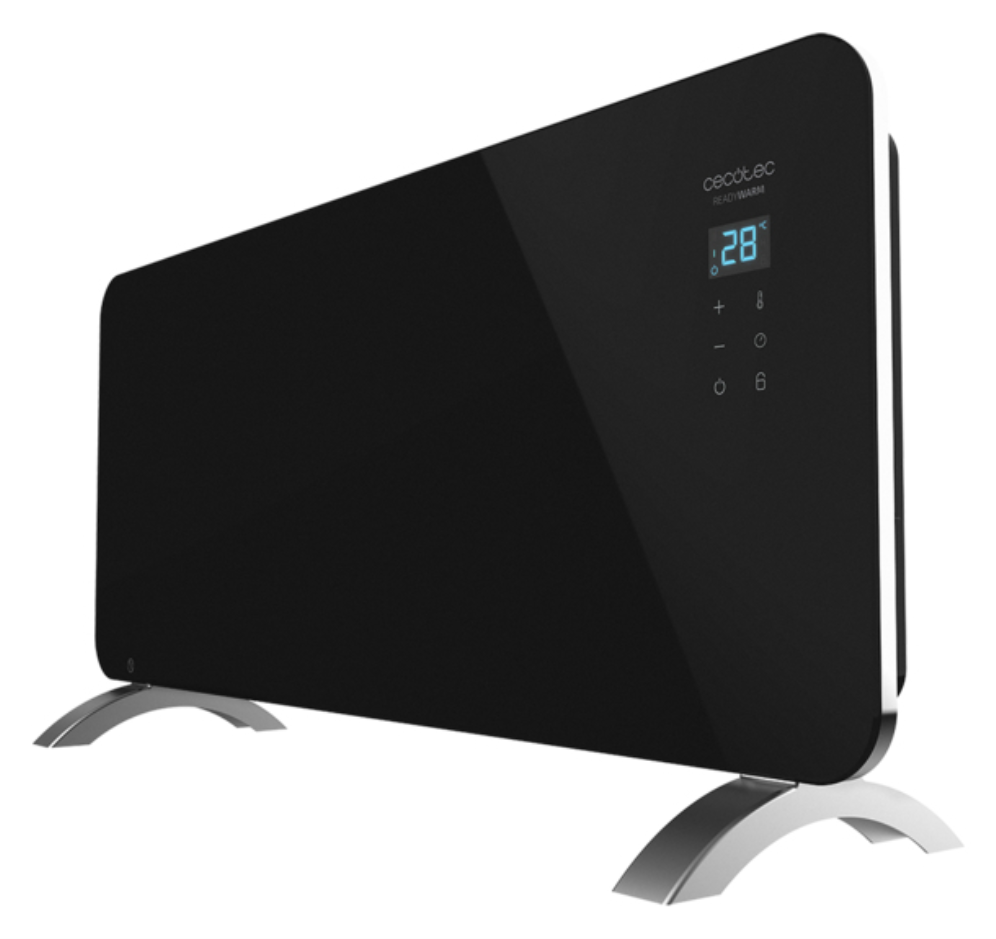 Cecotec Ready Warm 6770 Crystal Connection Interior Negro 2000 W Convector