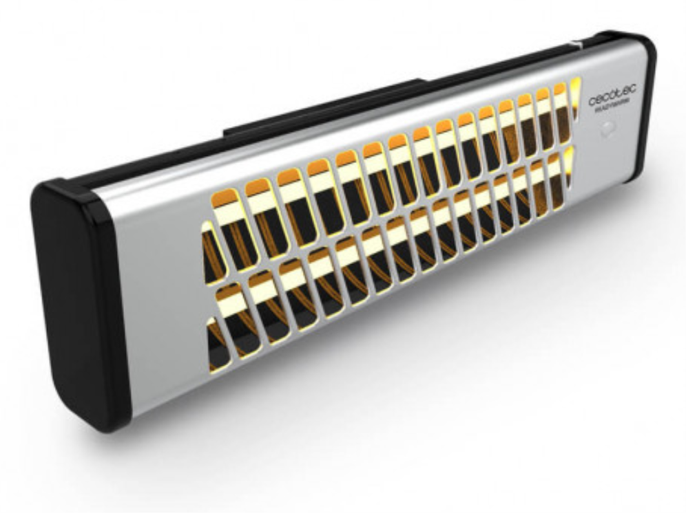RADIADOR ELECTRICO BAJO CONSUMO CECOTEC READY WARM 7000 QUARTZ BATH 1200W - detalle