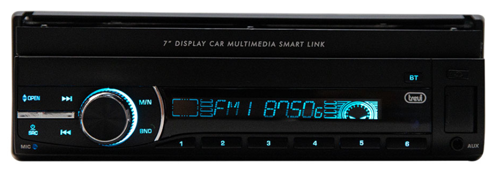 RADIO COCHE TREVI MDV 6380 DAB/VIDEO MONITOR 7" +RDS+USB+AW BLAC - detalle