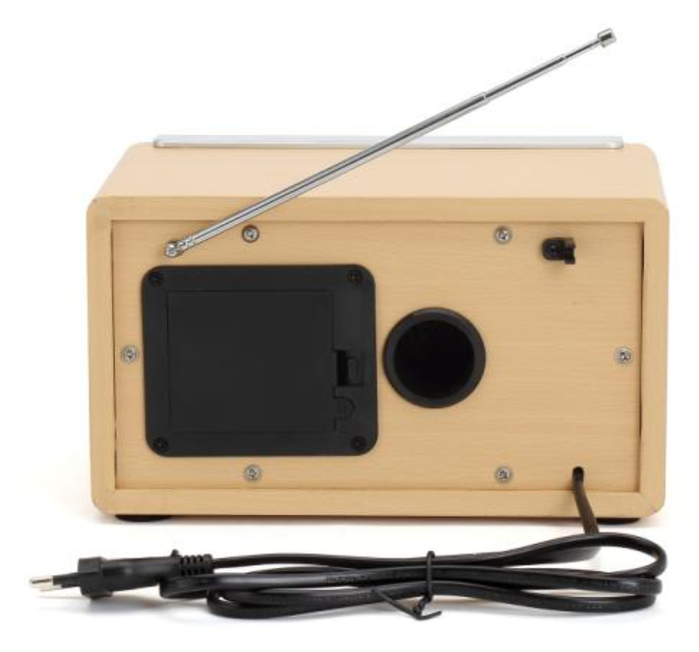 RADIO DENVER DE DISEÑO MODERNO BEIGE - detalle