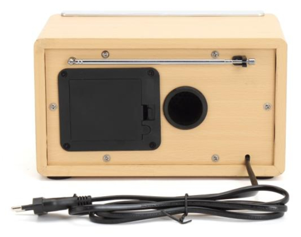 RADIO DENVER DE DISEÑO MODERNO BEIGE - detalle