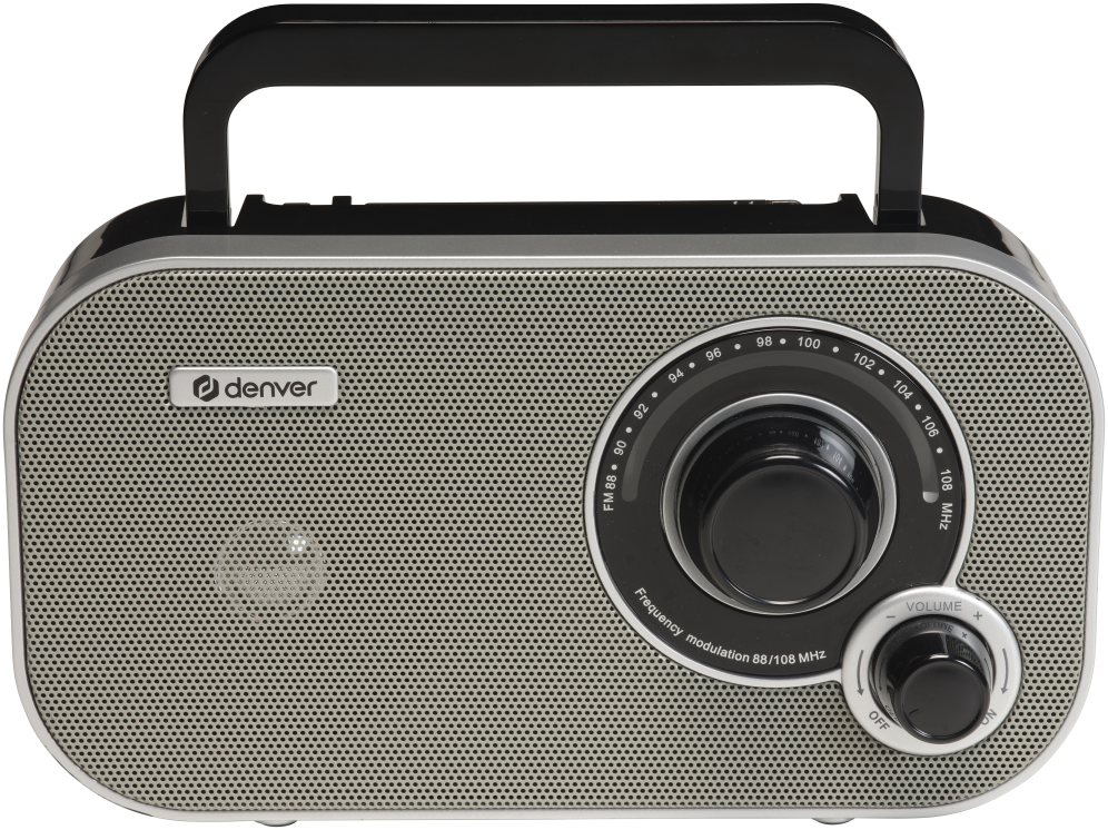 RADIO DENVER FM CON SINTONIZACION ANALOGICA GRIS - detalle