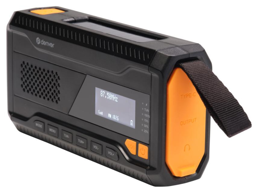 RADIO DENVER PORTATIL DAB+/FM CON FUNCION BLUETOOTH - detalle