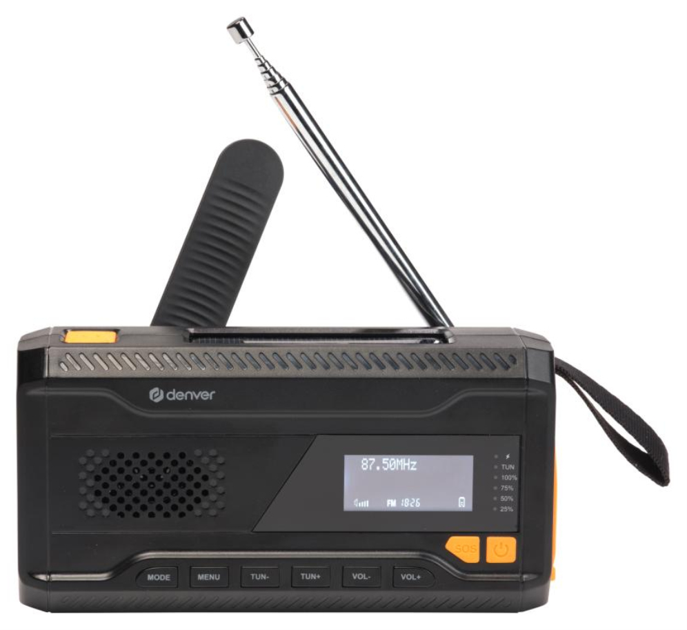 RADIO DENVER PORTATIL DAB+/FM CON FUNCION BLUETOOTH - detalle