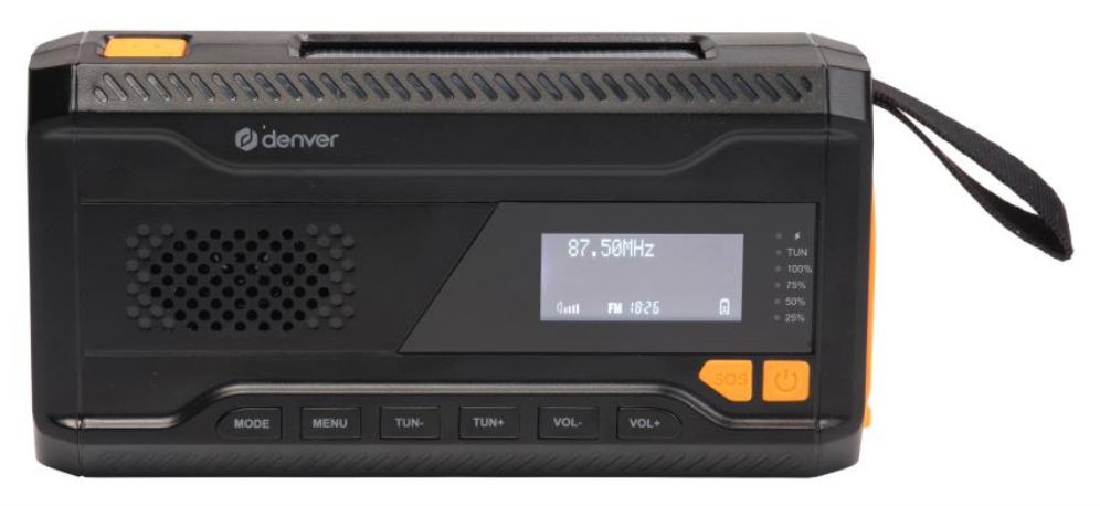RADIO DENVER PORTATIL DAB+/FM CON FUNCION BLUETOOTH - detalle