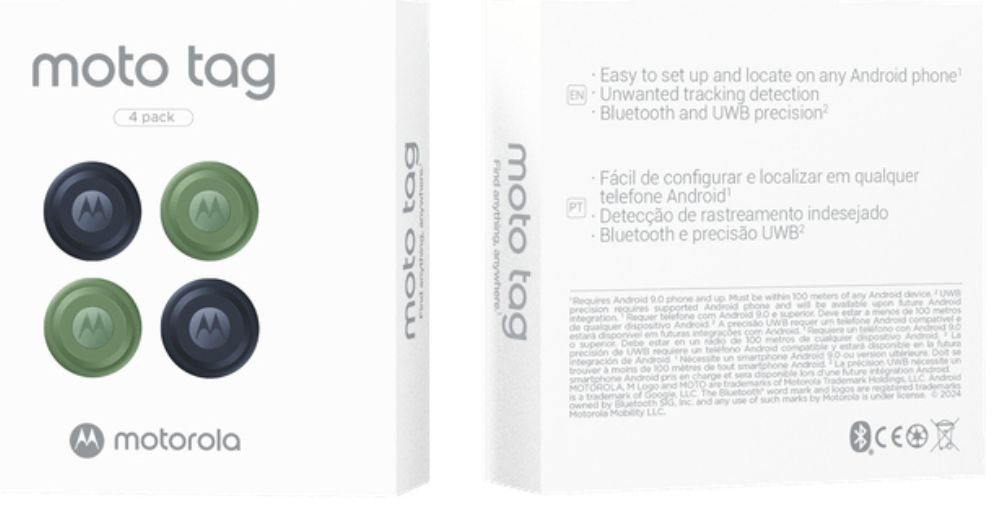 RASTREADOR GPS MOTOROLA 2 X BLUE 2 X GREEN - detalle
