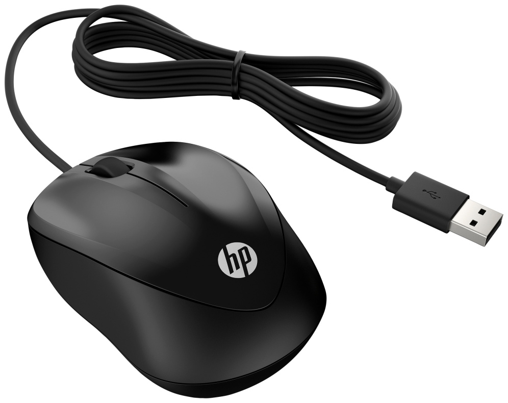 RATON 1000 HP USB NEGRO - detalle