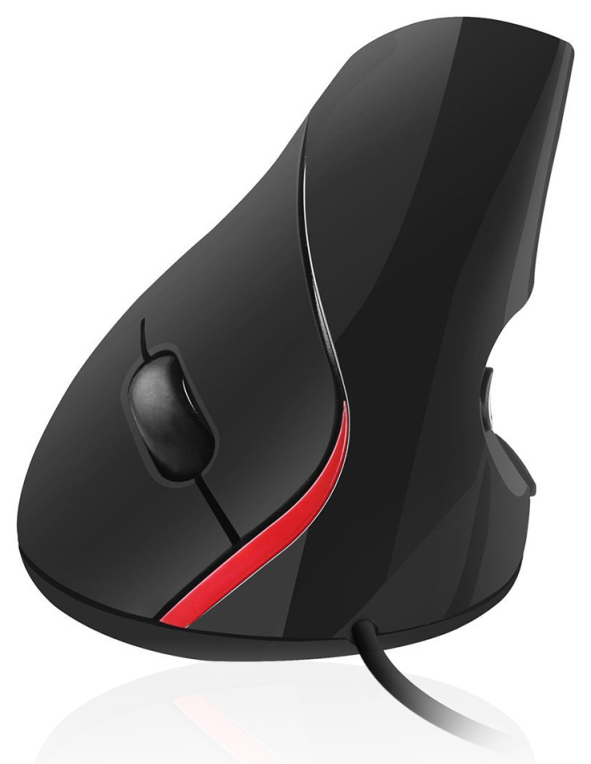 RATON EWENT EW3156 ERGONOMICO OPTICO 1000 DPI NEGRO USB