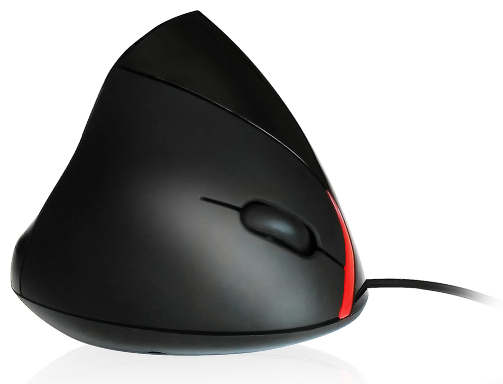 RATON EWENT EW3156 ERGONOMICO OPTICO 1000 DPI NEGRO USB - detalle