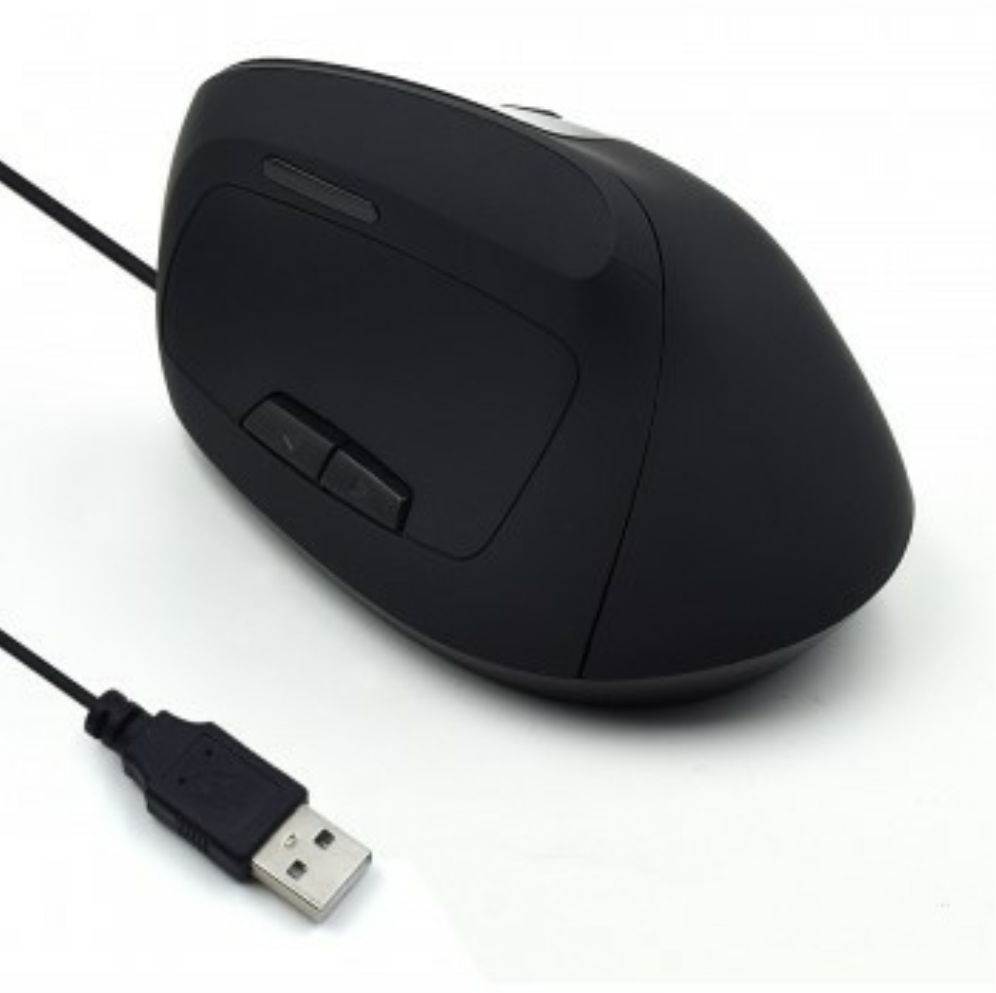 RATON EWENT EW3157 ERGONOMICO OPTICO 1800 DPI NEGRO USB - detalle