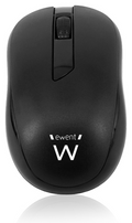 RATON EWENT OPTICO 1000 DPI NEGRO RF INALAMBRICO PILAS