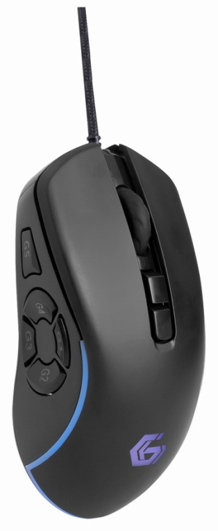RATON GAMING GEMBIRD USB CON RETROILUMINACION RGB, 10 BOTONES - detalle