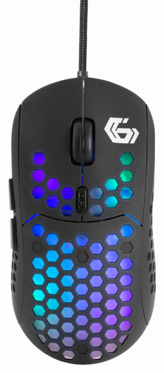 RATON GAMING GEMBIRD USB CON RETROILUMINACION RGB, 6 BOTONES - detalle
