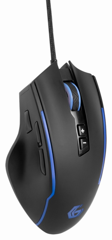 RATON GAMING GEMBIRD USB CON RETROILUMINACION RGB, 8 BOTONES - detalle