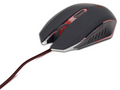 RATON GAMING GEMBIRD USB NEGRO/ROJO
