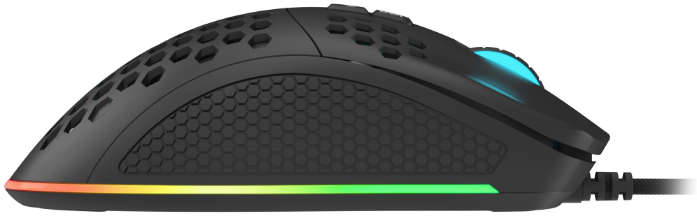 RATON GAMING GENESIS KRYPTON 555 RGB SENSOR PMW3333 8000 DPI - detalle