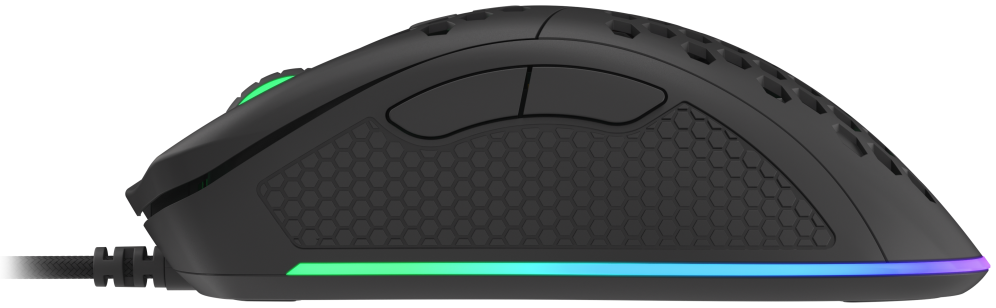 RATON GAMING GENESIS KRYPTON 555 RGB SENSOR PMW3333 8000 DPI - detalle