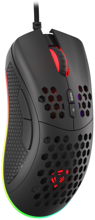 RATON GAMING GENESIS KRYPTON 555 RGB SENSOR PMW3333 8000 DPI - detalle