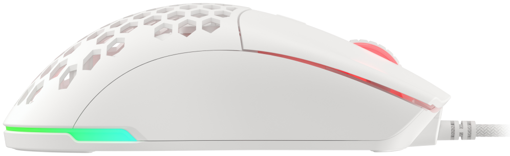 RATON GAMING GENESIS KRYPTON 750 RGB SENSOR PMW3333 8000 DPI BLANCO - detalle