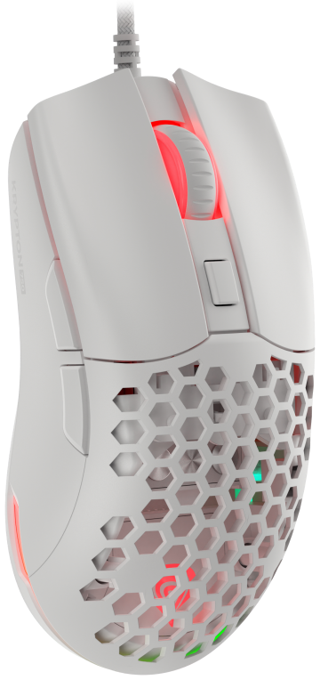 RATON GAMING GENESIS KRYPTON 750 RGB SENSOR PMW3333 8000 DPI BLANCO - detalle