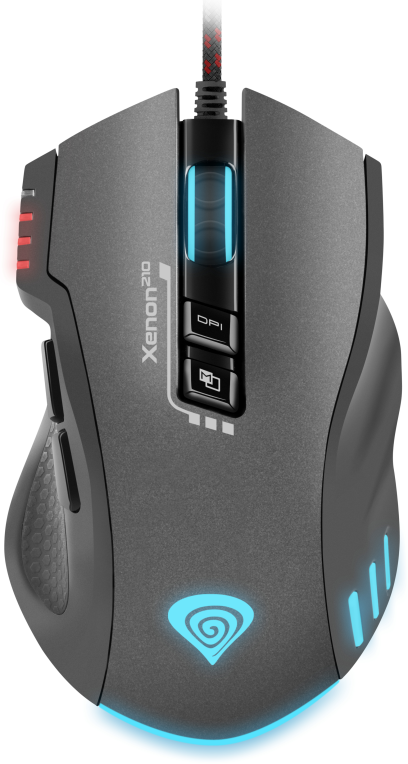 RATON GAMING GENESIS XENON 210 3200DPI RGB NEGRO - detalle