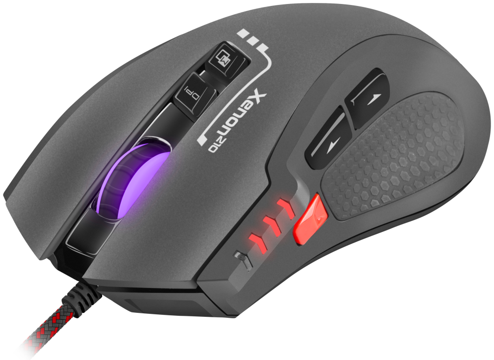 RATON GAMING GENESIS XENON 210 3200DPI RGB NEGRO - detalle