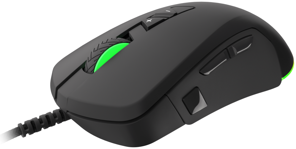 RATON GAMING GENESIS XENON 770 RGB SENSOR PMW3327 10200 DPI - detalle