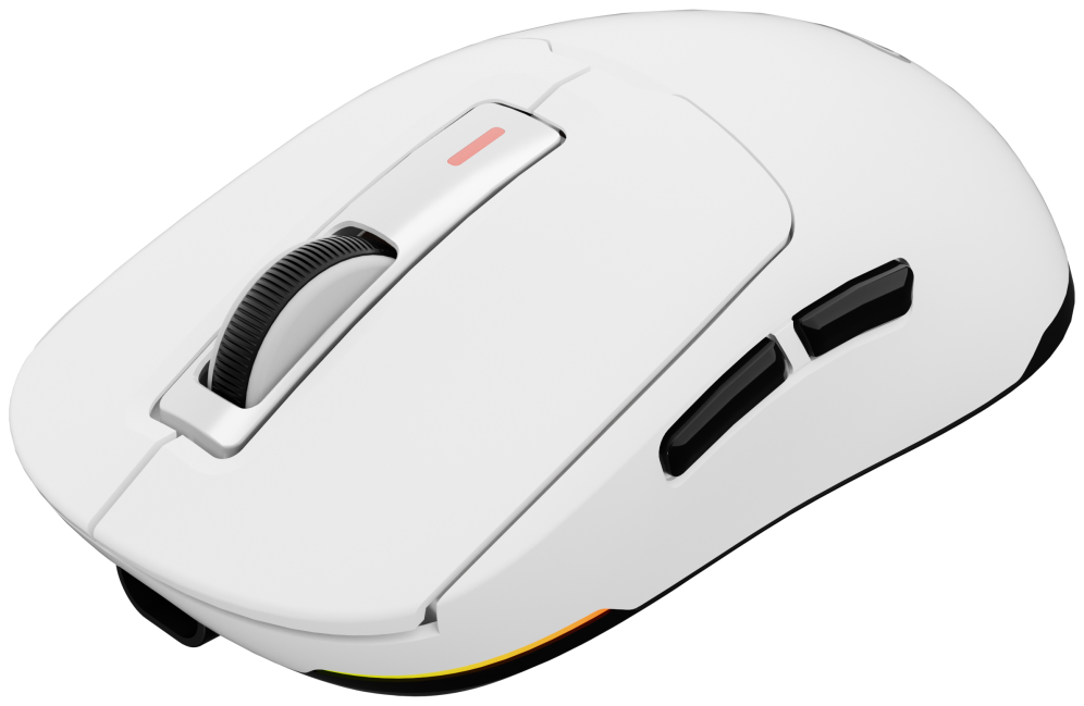 RATON GAMING GENESIS ZIRCON 660 WIRELESS/CABLE/BT 12000 DPI BLANCO ULTRALIVIANO - detalle