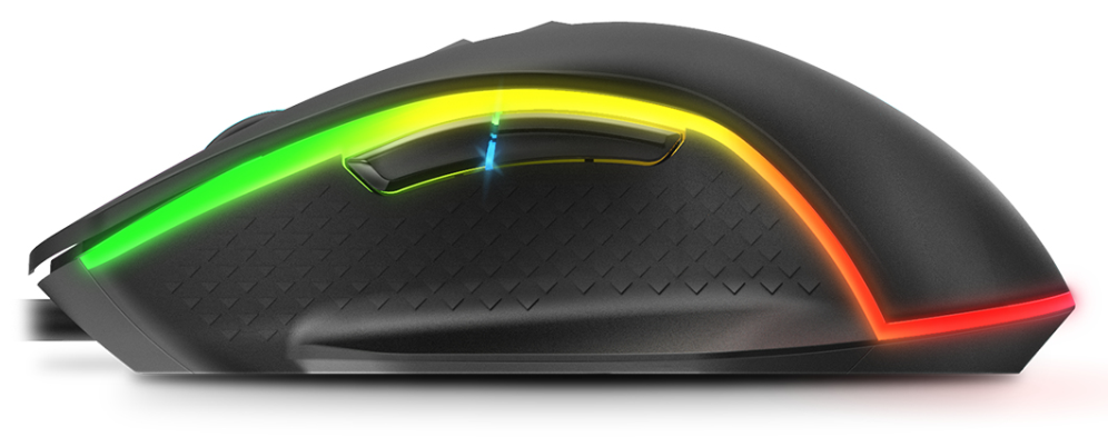 RATON GAMING KROM KEOS RGB RAINBOW USB - detalle