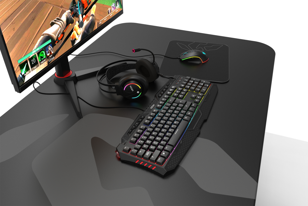 RATON GAMING KROM KEOS RGB RAINBOW USB - detalle