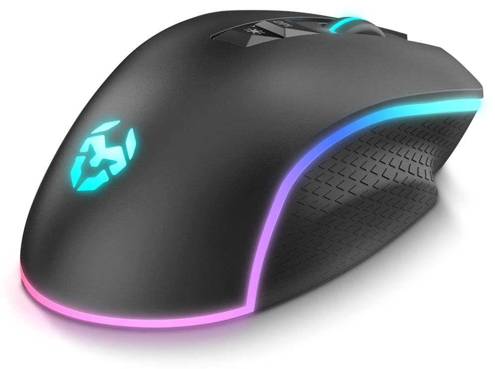 RATON GAMING KROM KEOS RGB RAINBOW USB - detalle