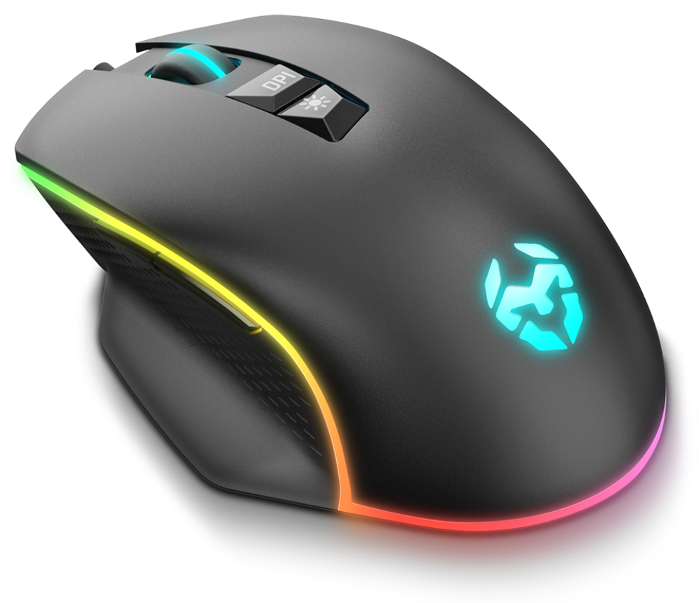 RATON GAMING KROM KEOS RGB RAINBOW USB - detalle