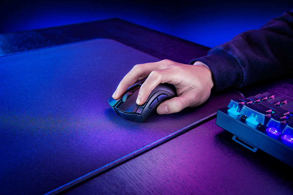 RATON GAMING RAZER DEATHADDER V2 X HYPERSPEED 14000 DPI WIRELESS NEGRO - detalle