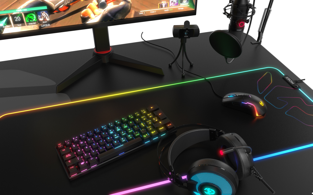 RATÓN GAMING RGB KROM KICK - detalle