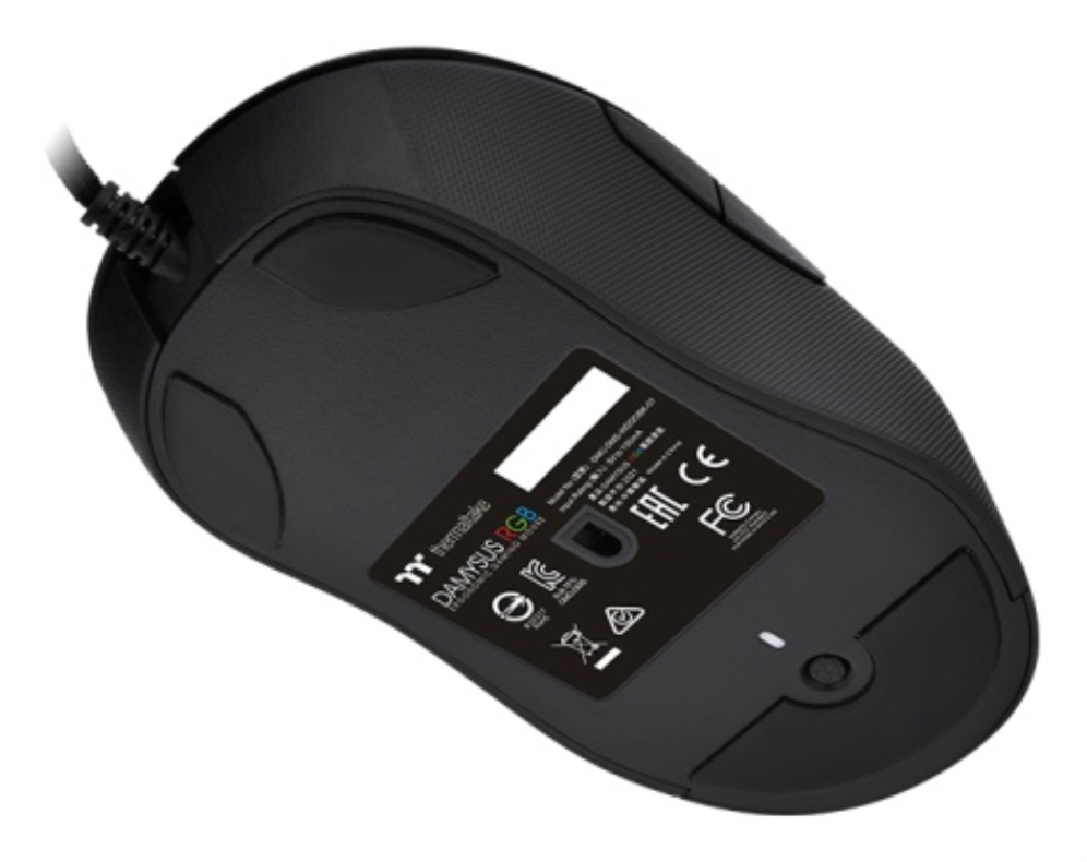 RATON GAMING THERMALTAKE DAMYSUS RGB 16000 DPI NEGRO USB-A - detalle