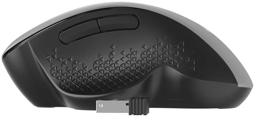 RATON GEMBIRD 6 BOTONES OPTICAL NEGRO SPACE GREY RF INALAMBRICO PILAS - detalle