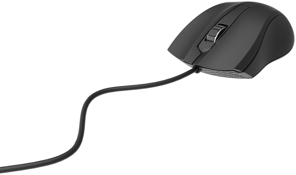 RATON GEMBIRD MUS-3B-01 OPTICO 1000 DPI NEGRO USB - detalle