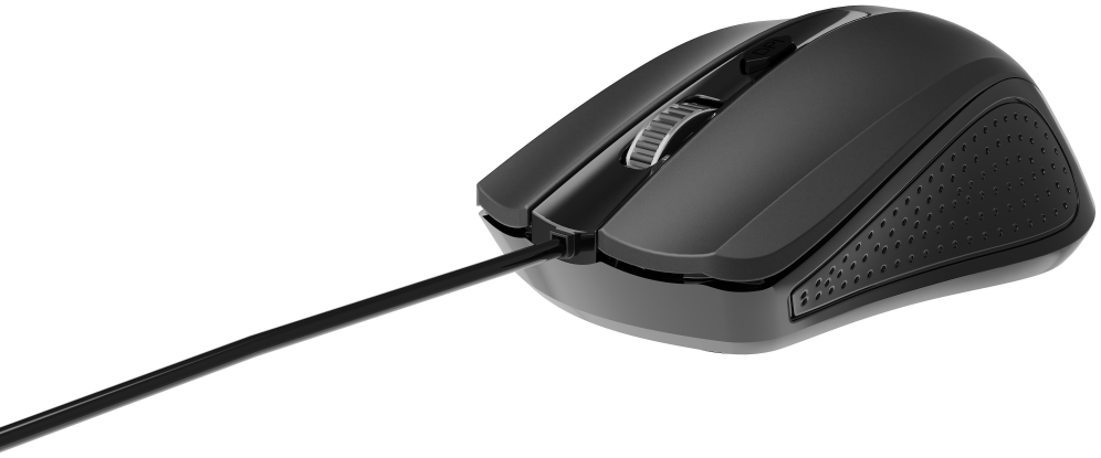 RATON GEMBIRD MUS-4B-01 OPTICO 1000 DPI NEGRO USB - detalle