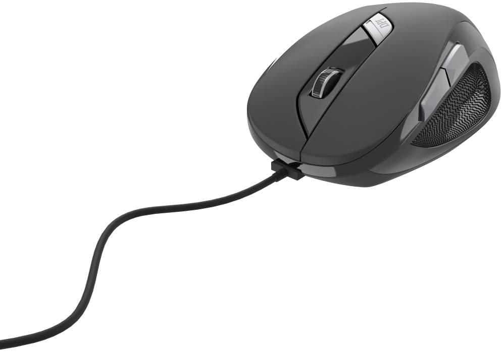 RATON GEMBIRD MUS-6B-01 OPTICO 1000 DPI NEGRO USB - detalle