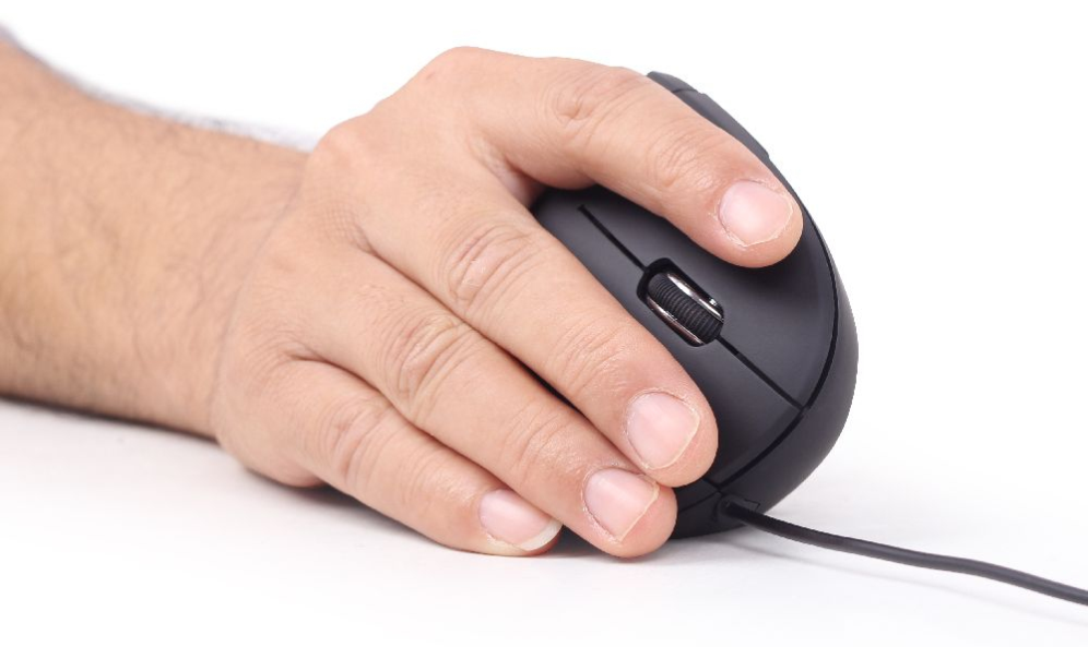 RATON GEMBIRD MUS-ERGO-01 ERGONOMICO 3200 DPI NEGRO USB - detalle